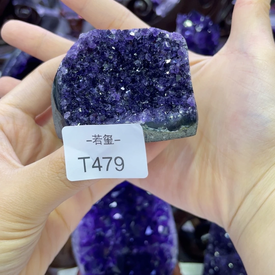 未镶嵌紫晶大型摆件（非配饰）乌拉圭水晶摆件t479