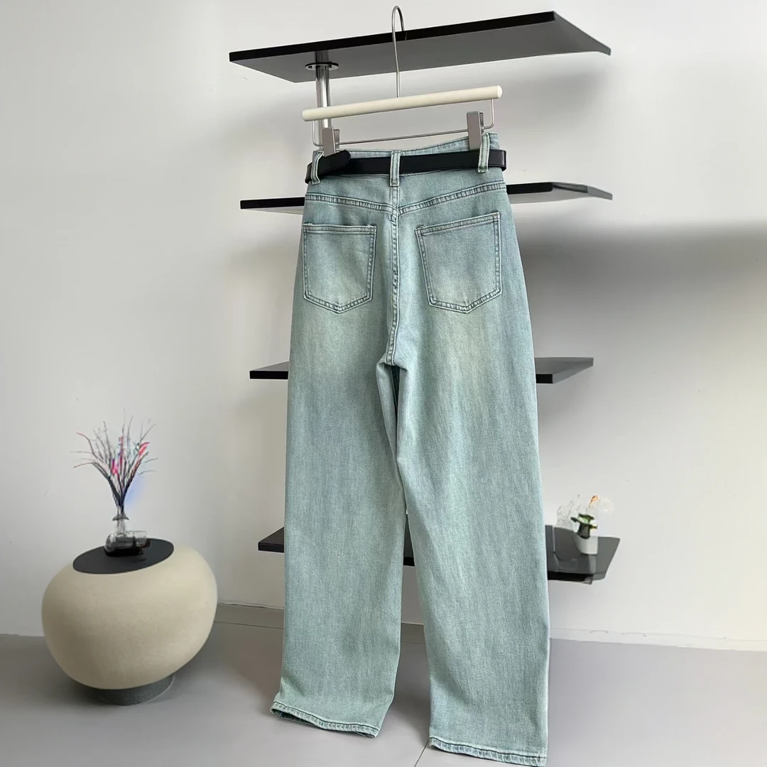 直播链接3️⃣女装牛仔裤春季牛仔阔腿裤直筒裤微喇裤弯刀裤