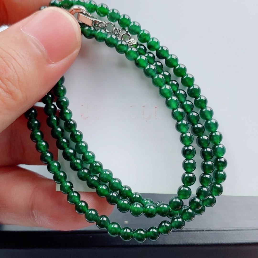 翡翠未镶嵌手链手串