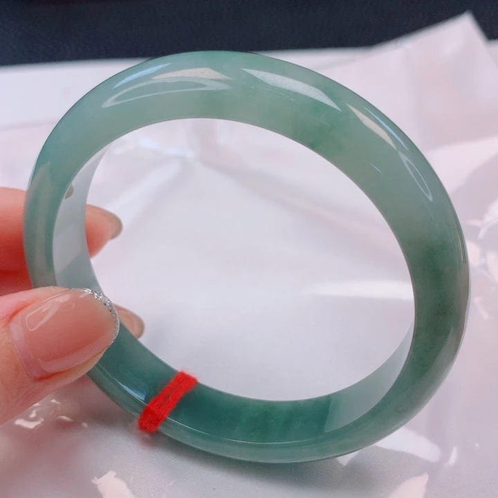 翡翠未镶嵌手镯58。59