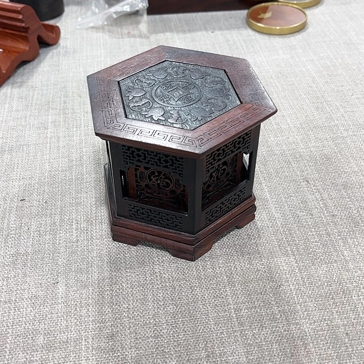 琉璃手工艺品红木工艺品雕刻工艺微暇