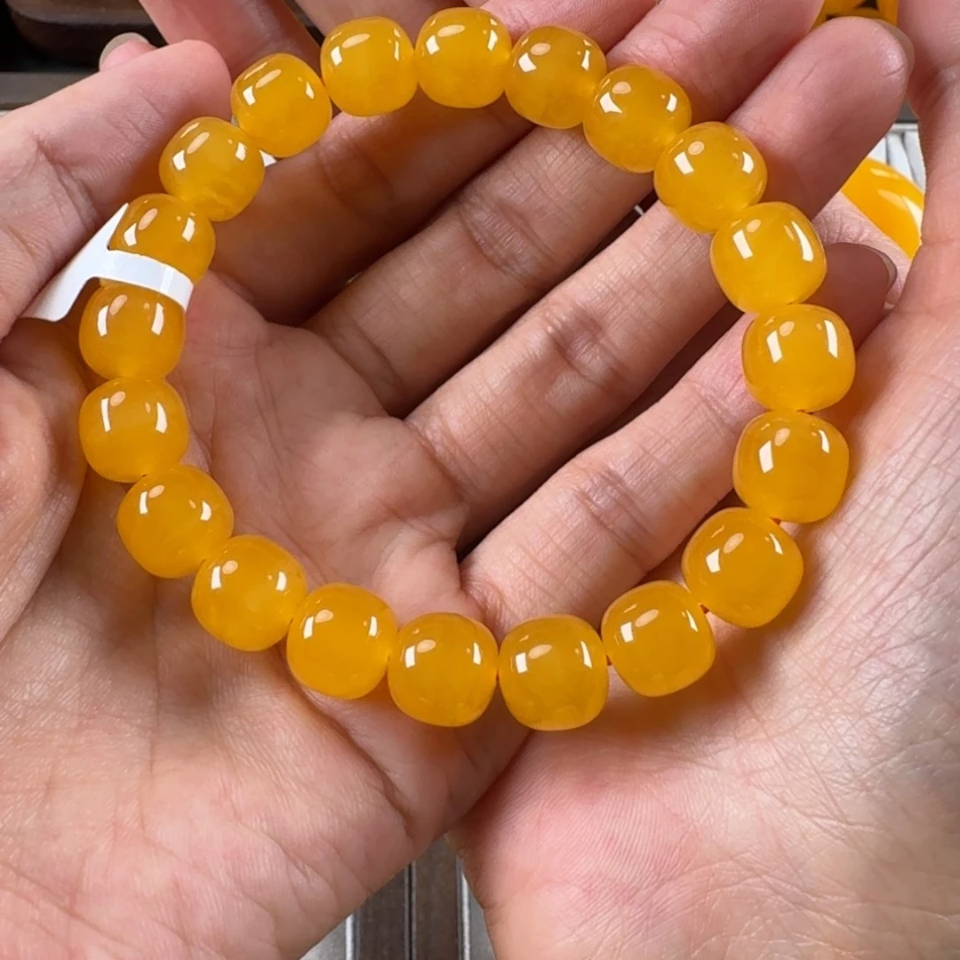 蜜蜡未镶嵌毛衣链