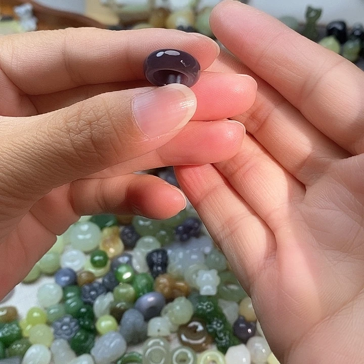 未镶嵌和田玉挂件跑环