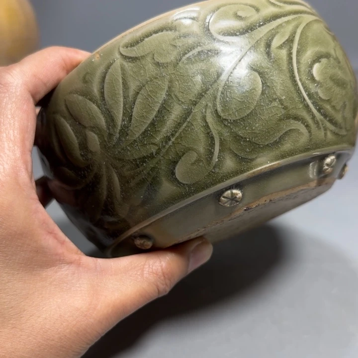 耀州窑盖罐棋子罐