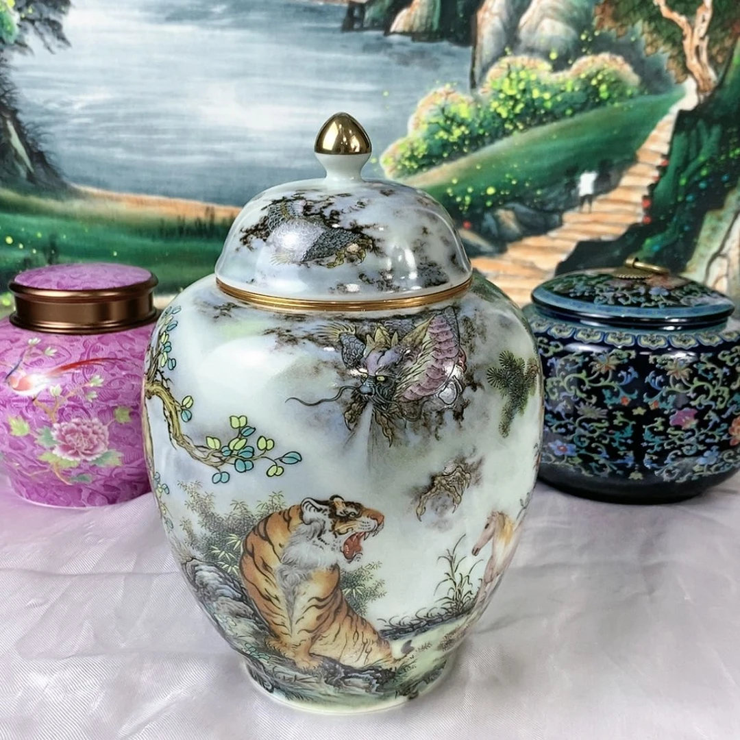 【闪购商品】瓷片陶瓷茶叶罐密封罐