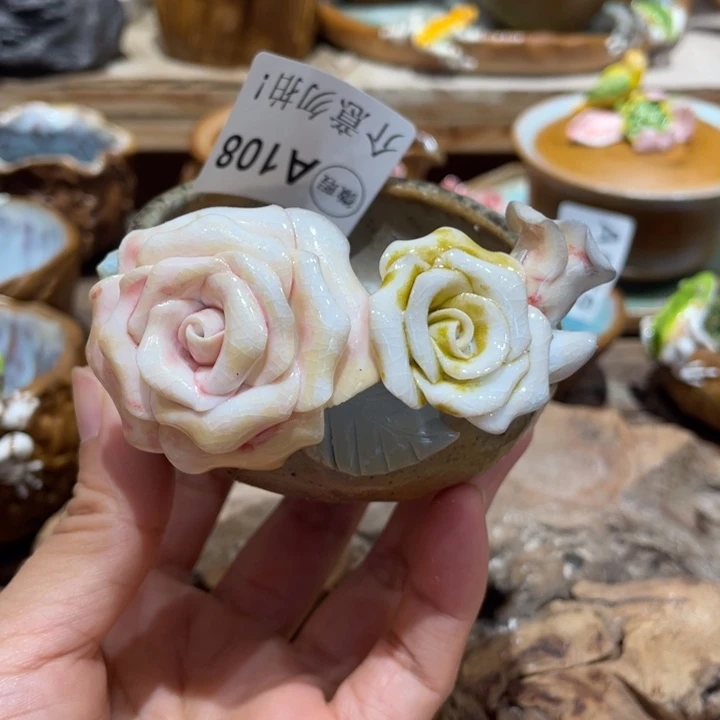 新品来战捡漏手工柴烧茶具
