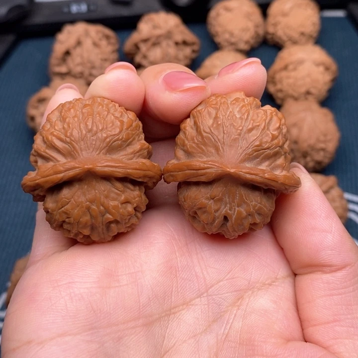 吊坠文玩核桃金锭37