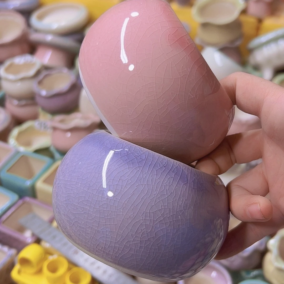 陶瓷花盆当场满12包邮