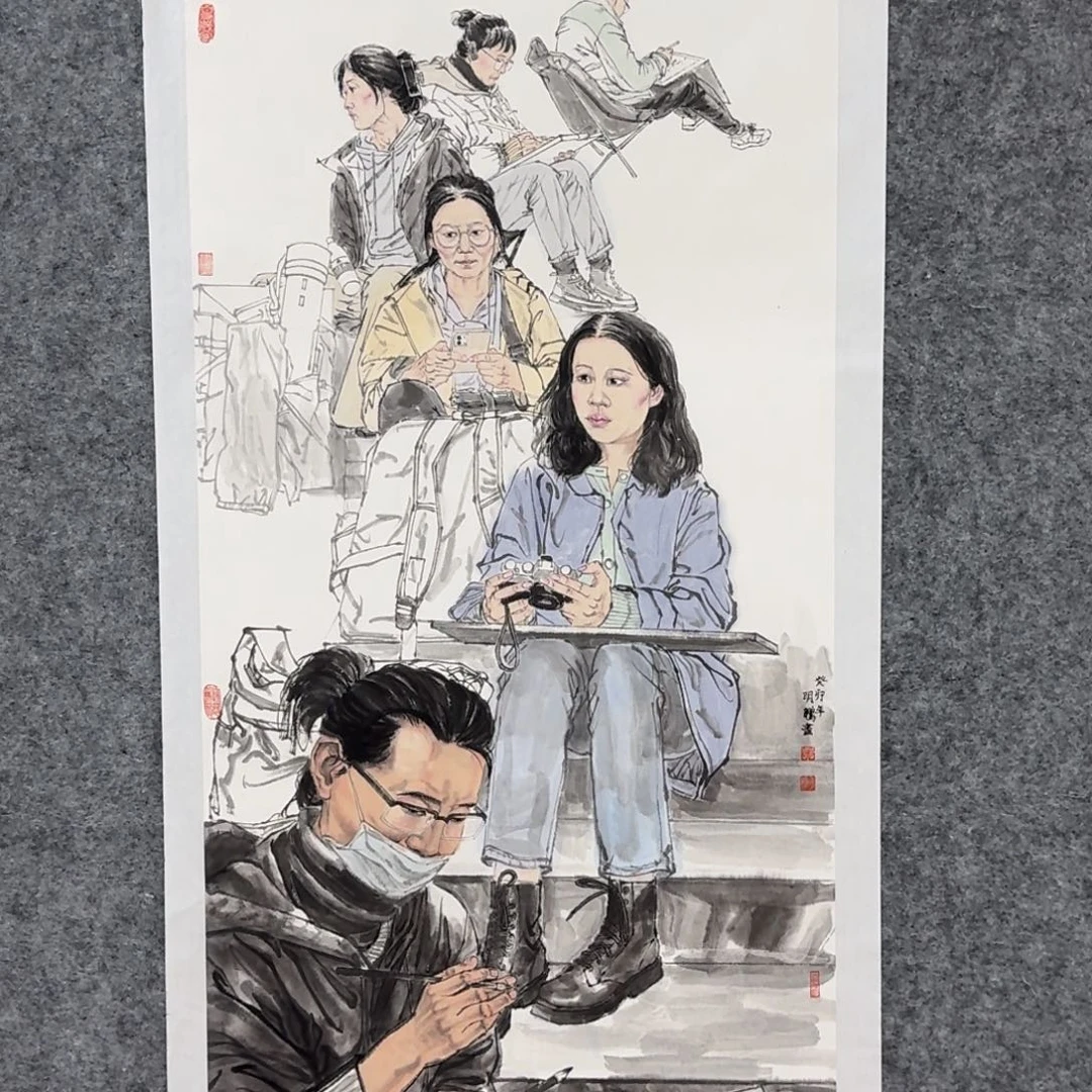 书法老师国画作品WMP首拍