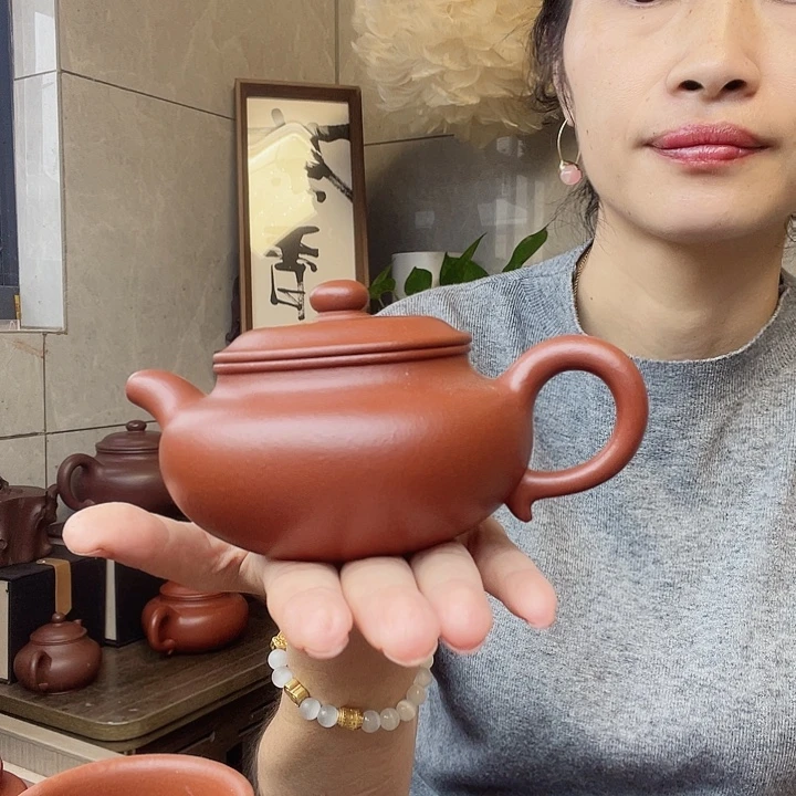 宴***成紫砂茶壶朱泥仿古