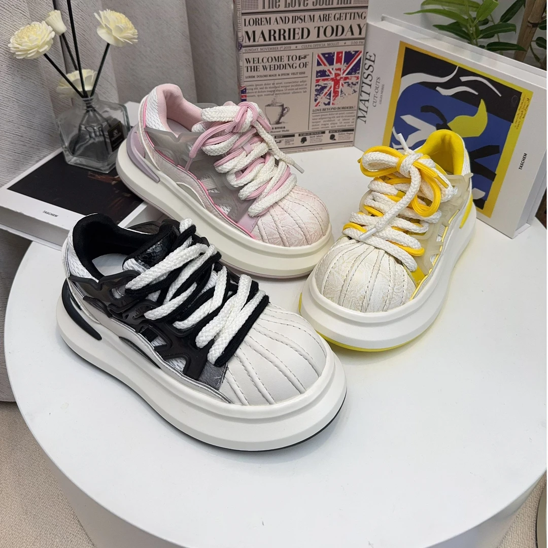 25年新款设计师款小众厚底潮鞋ins潮流休闲百搭时尚透气滑板鞋