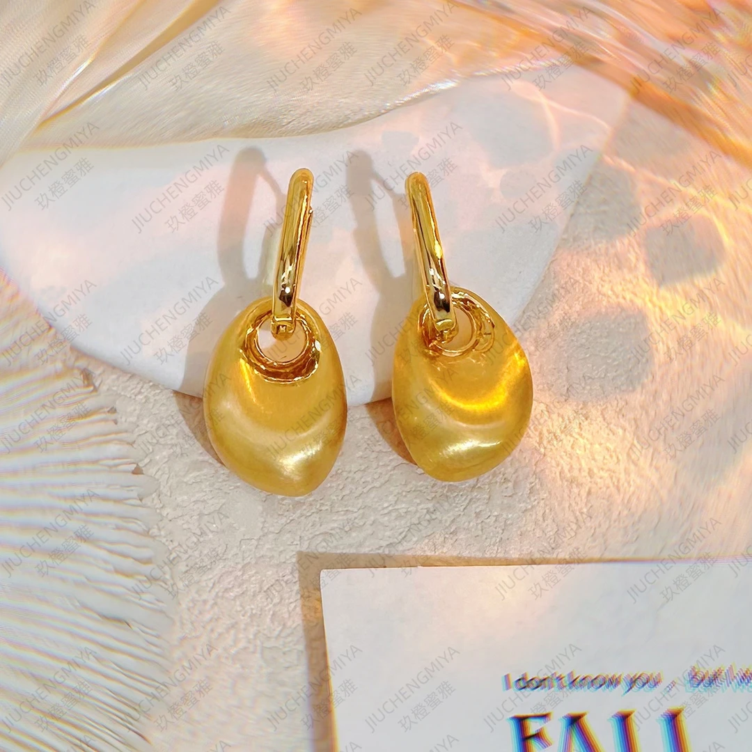 铜合金耳饰 超凡S145时尚气质百搭高级感个性精致金色复古女耳环