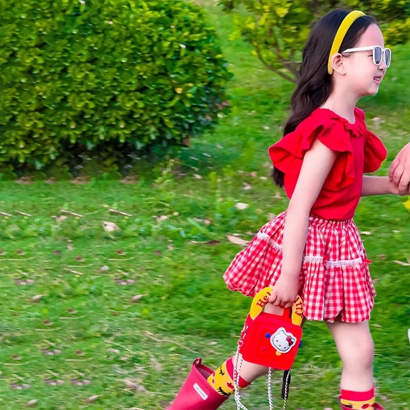 女童短袖套装两件套夏季2025新款儿童炸街时髦夏装小女孩洋气穿搭