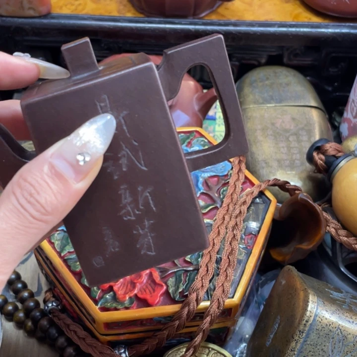 益***茶紫檀木类端景台木