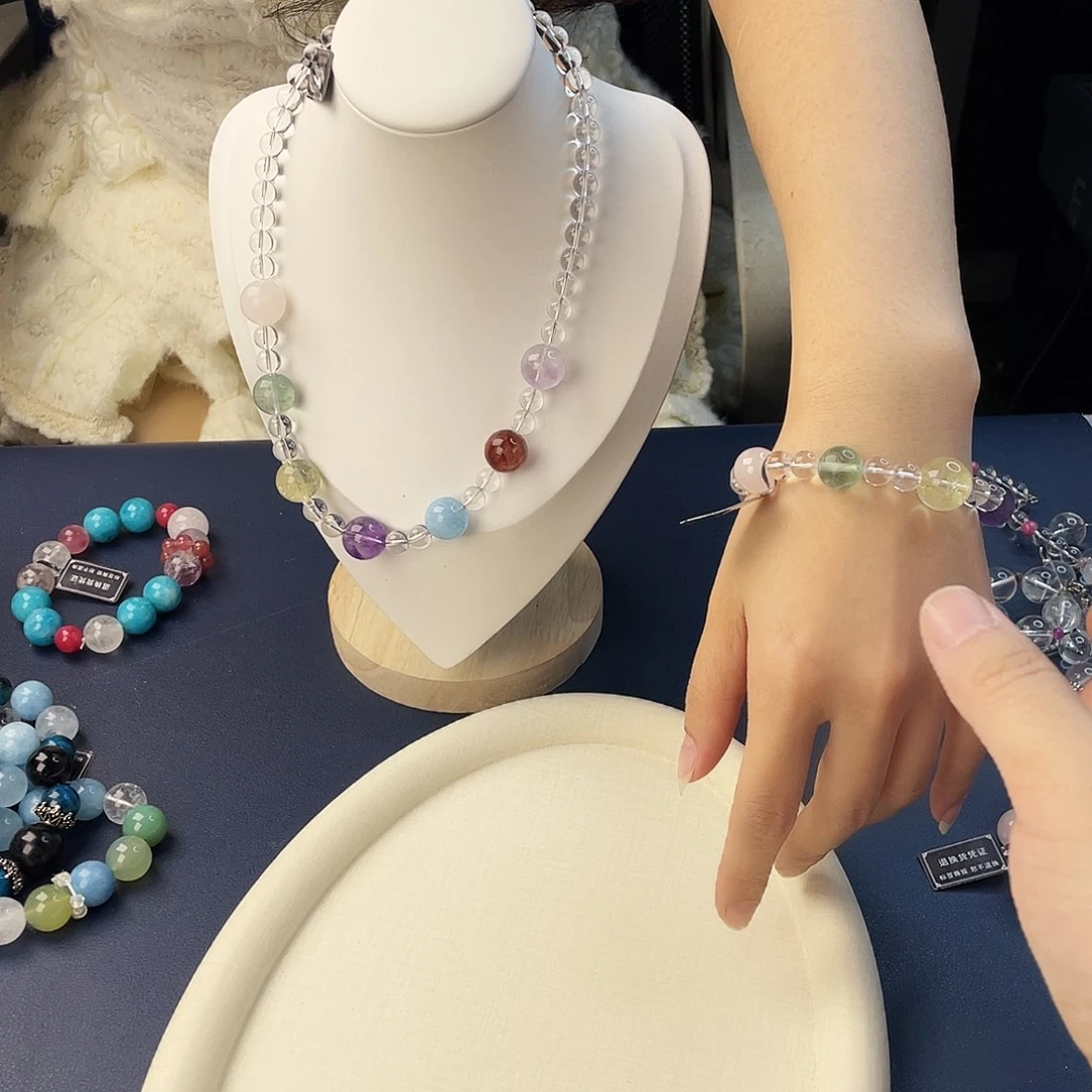 手链水晶银S925镶嵌