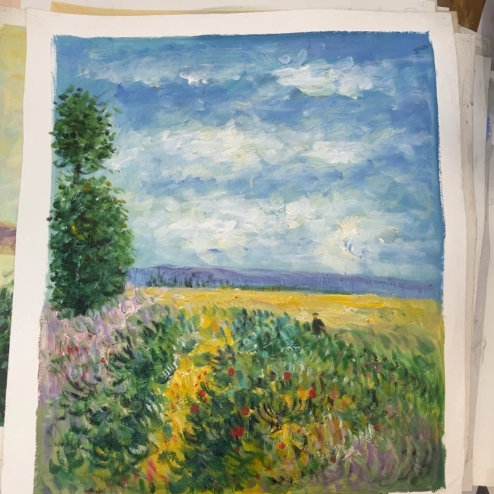 油画油画作品入选5060