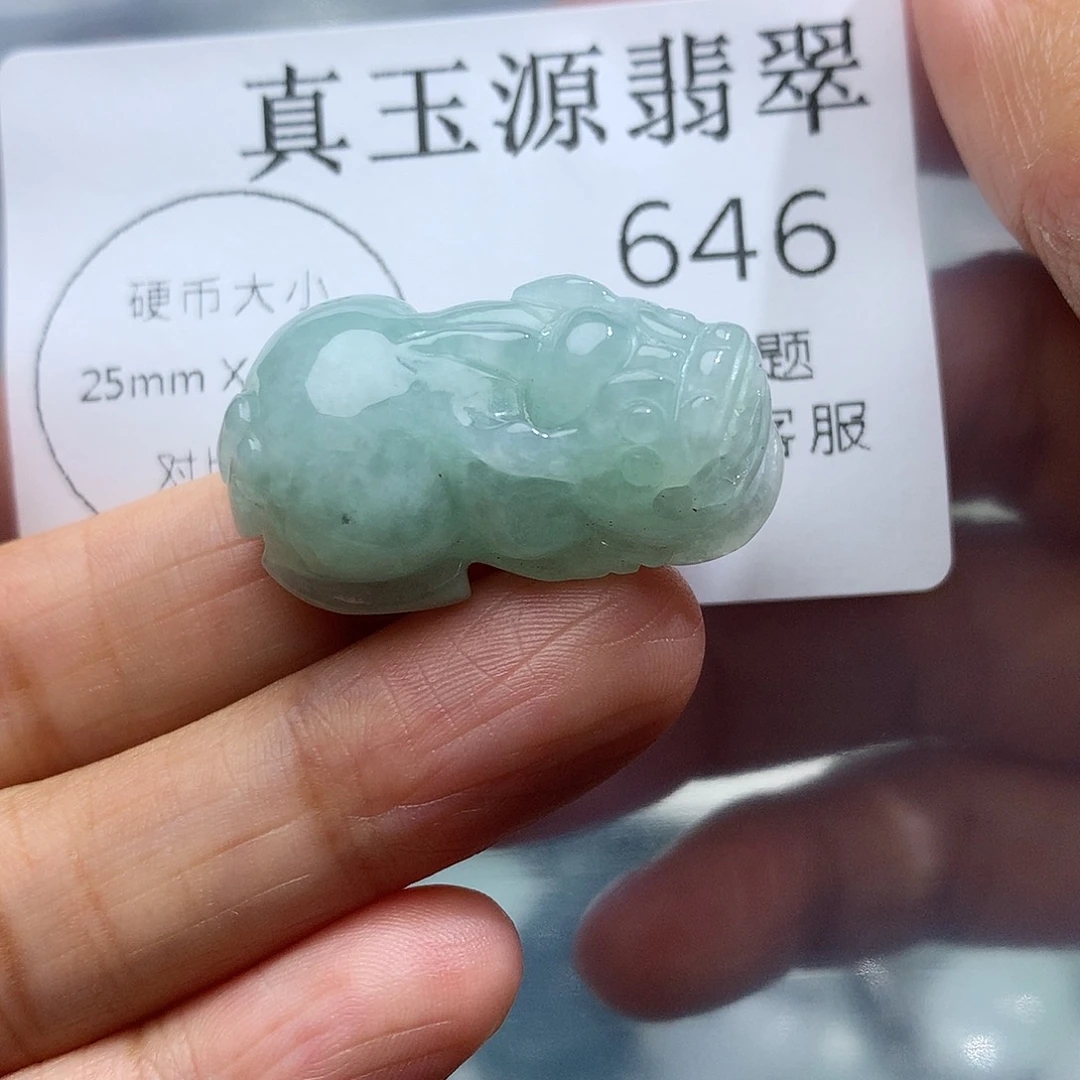 翡翠未镶嵌颈饰64）