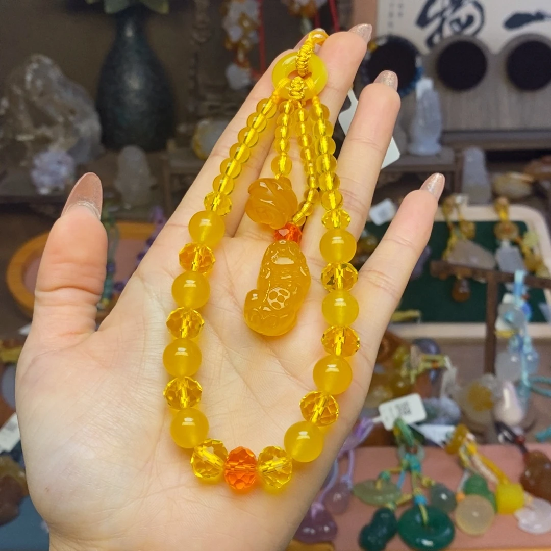 玛瑙/玉髓未镶嵌车挂挂件