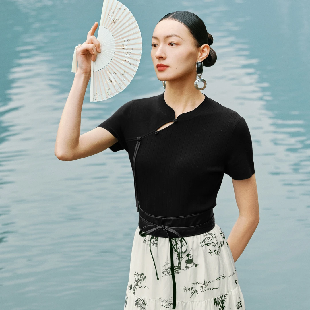 【衣衣专属】伊芙丽毛针织衫1F4130701G-1