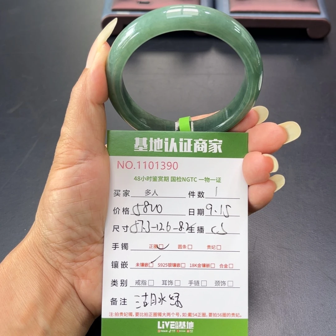 未镶嵌手镯翡翠多人