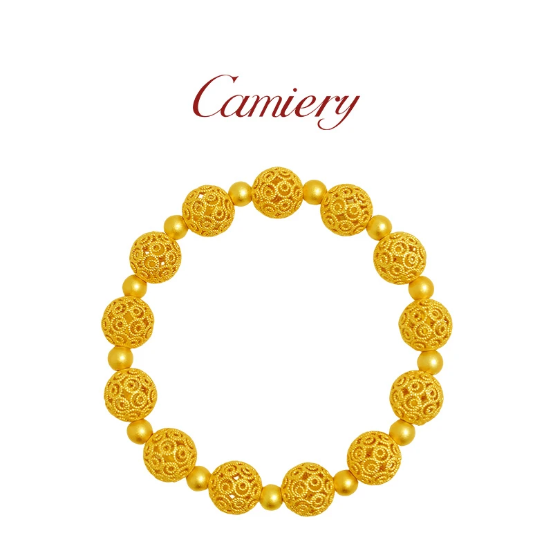 CAMIERY 时尚轻奢花丝玲珑手链