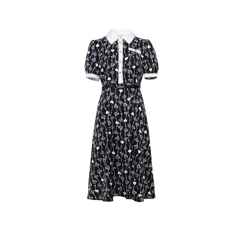 【小余专属】谷邦GOOBGS 花型短袖连衣裙 G3242267