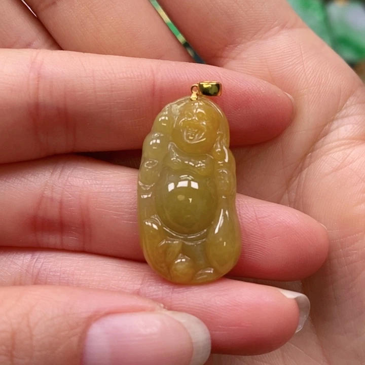 翡翠颈饰未镶嵌吊坠