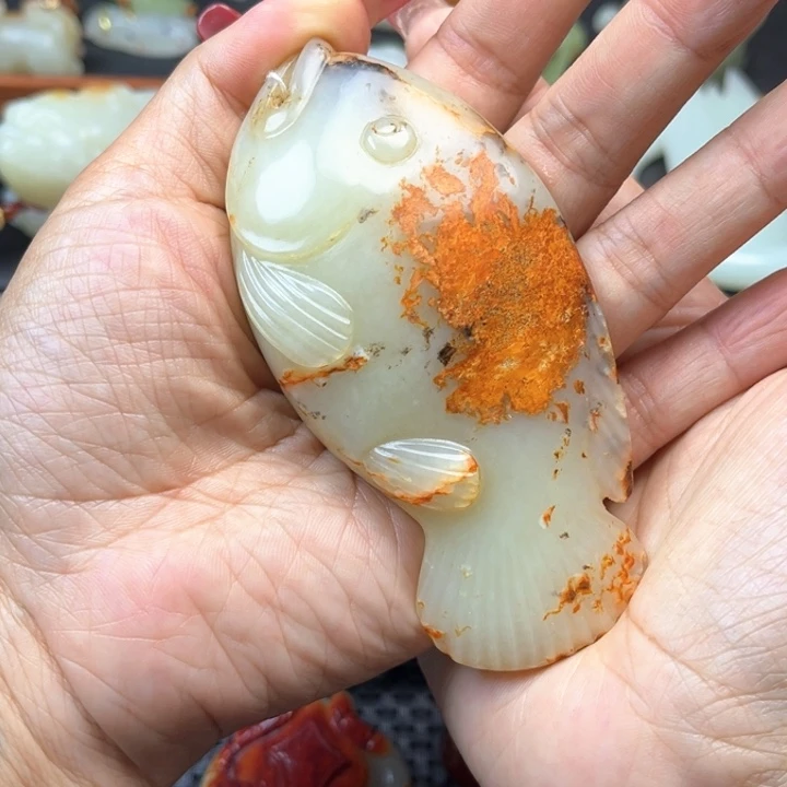 和田玉未镶嵌挂件东**起