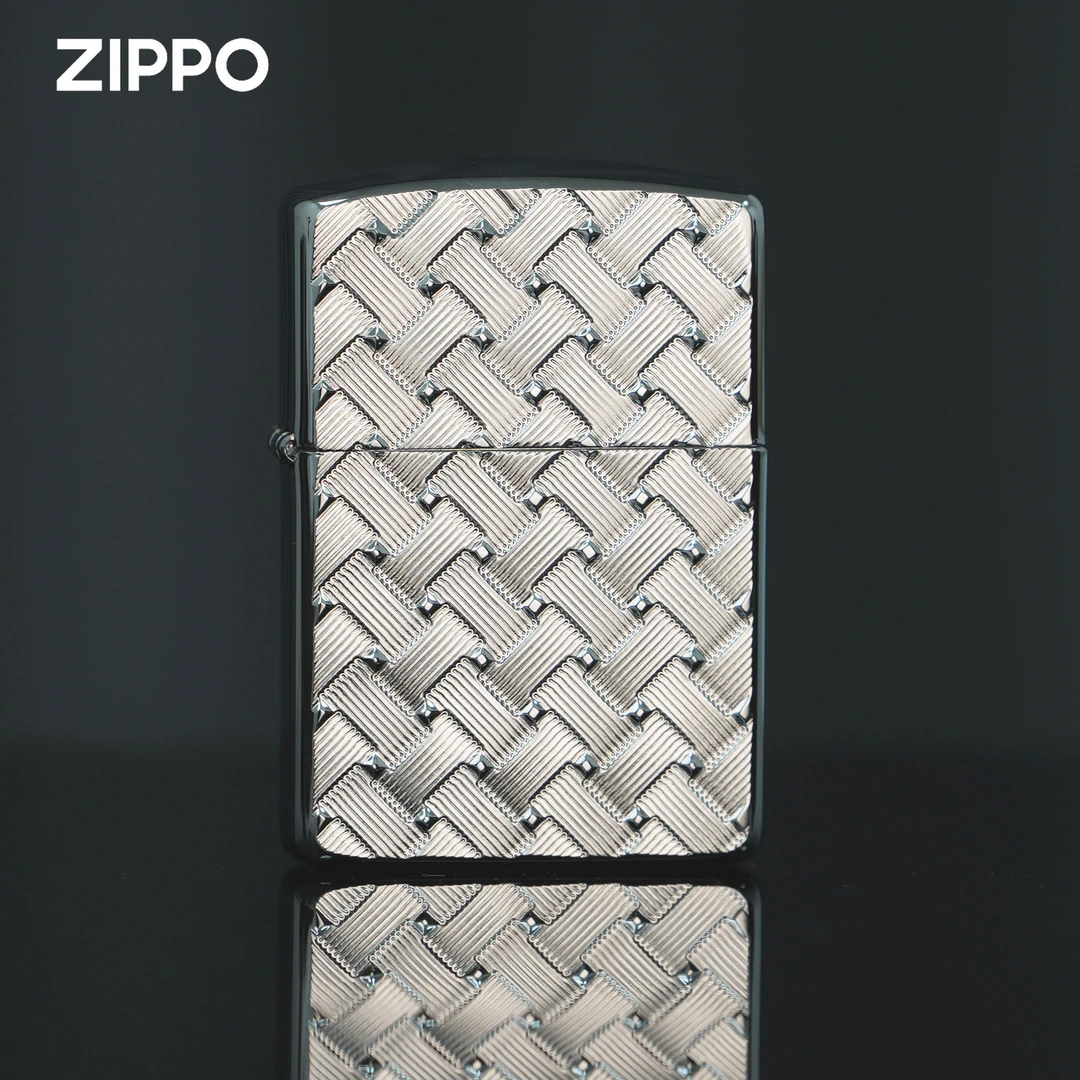 ZIPPO/之宝盔甲千丝万缕 正品打火机复古个性银色防风盔甲机DYJ1