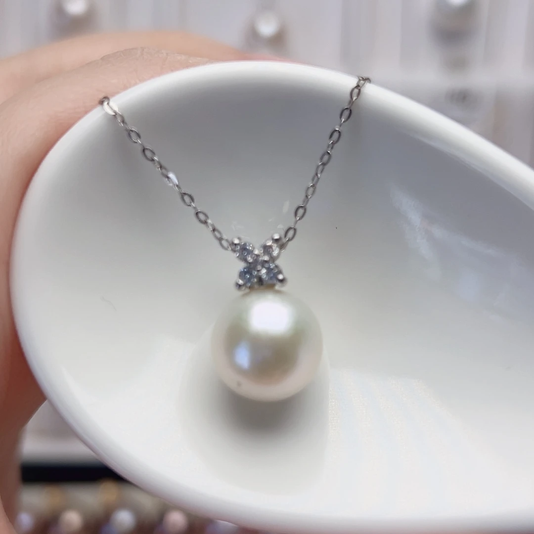 淡水珍珠未镶嵌吊坠(赠链)