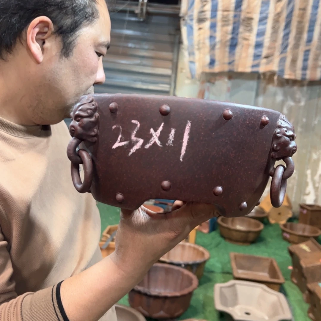 紫砂花盆紫砂花盆