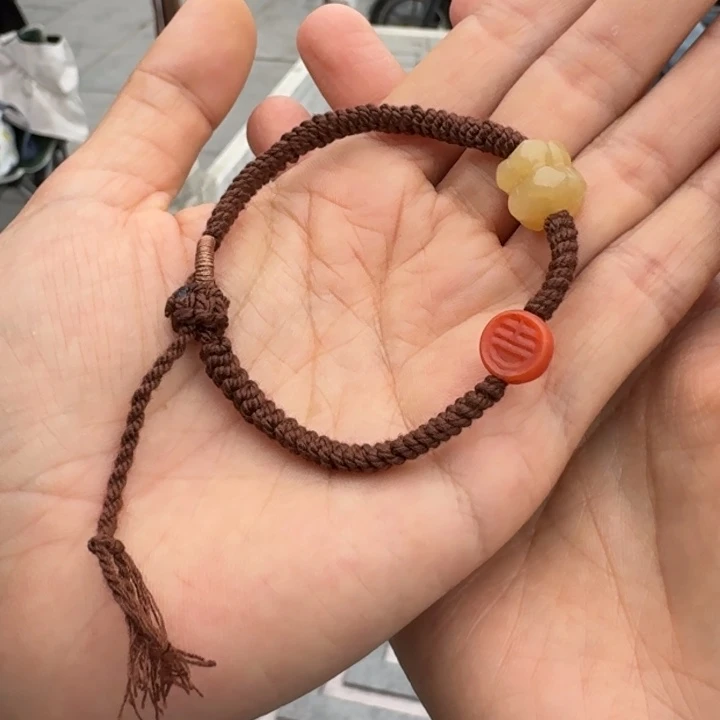 和田玉未镶嵌颈饰糖并蒂莲静妃多样性拍一发一