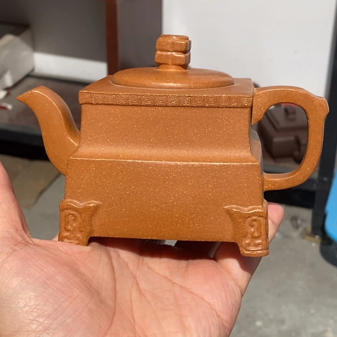 茶壶紫砂紫砂壶。紫砂壶。
