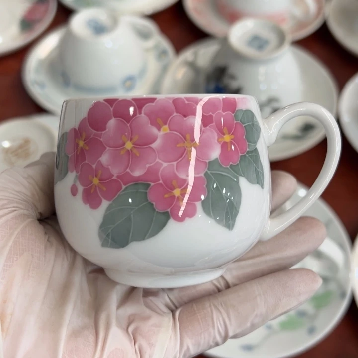 醴陵高温瓷釉下150毫升手绘