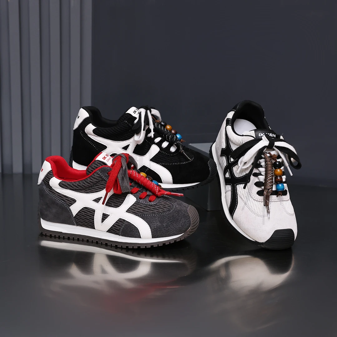 厚底阿甘鞋女2025秋季新款百搭增高休闲运动鞋时尚透气板鞋潮