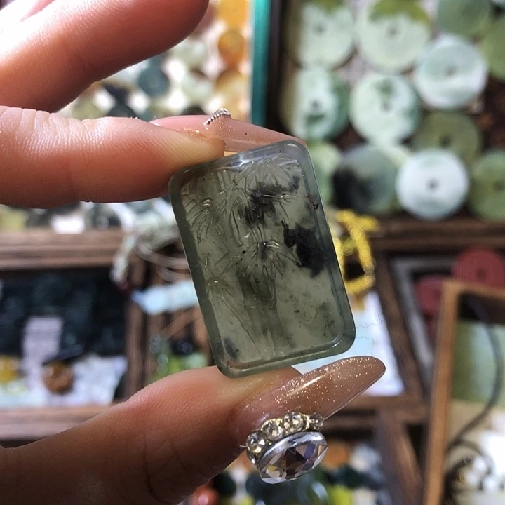 岫玉岫玉挂件未镶嵌