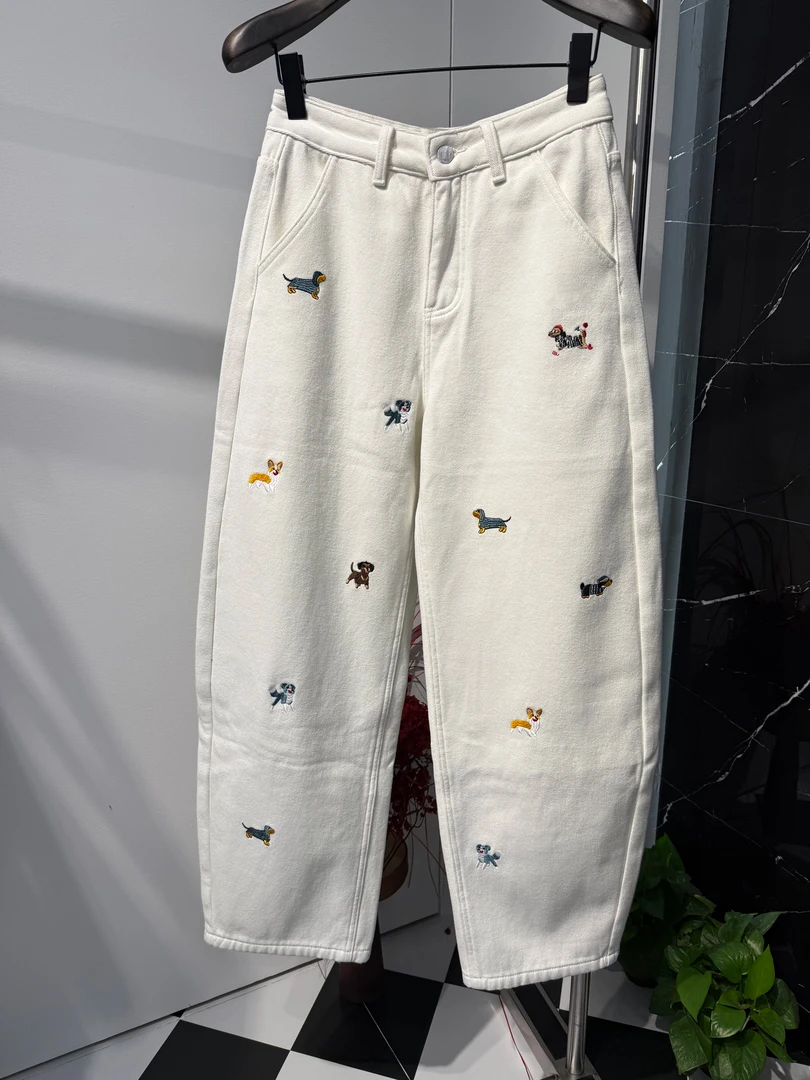 XAIOR-秋冬新款裤子休闲宽松加绒