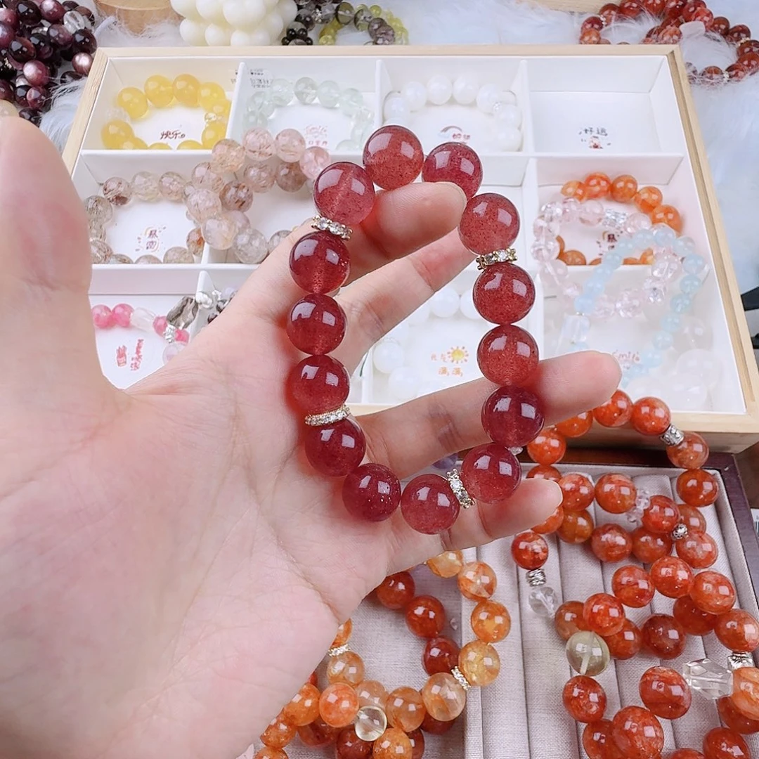 鼎***说烟晶手链银S925镶嵌