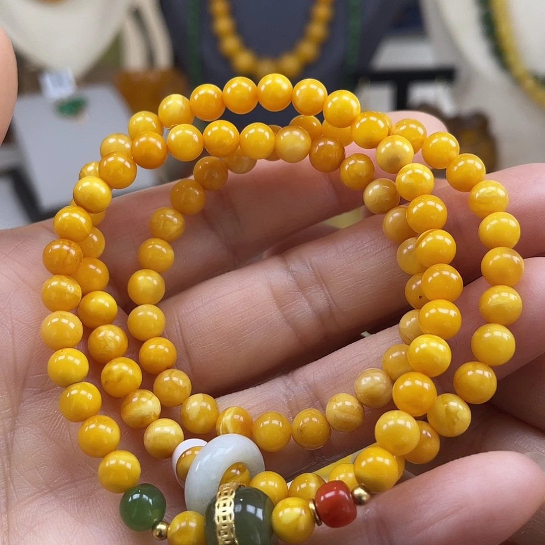 蜜蜡未镶嵌珠宝奇石5.7