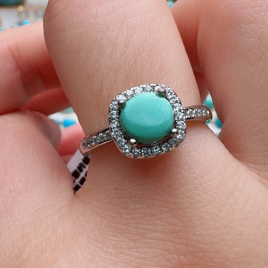 绿松石未镶嵌戒指