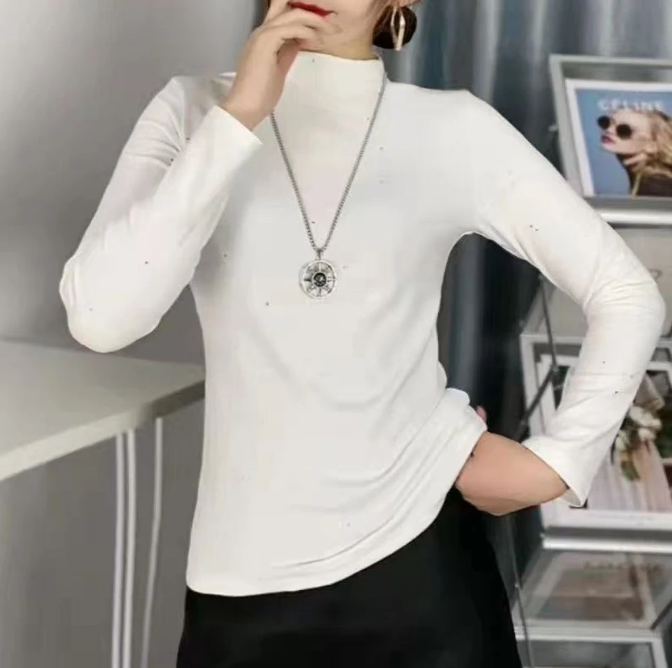 女士时尚百搭打底小衫8801 -A352