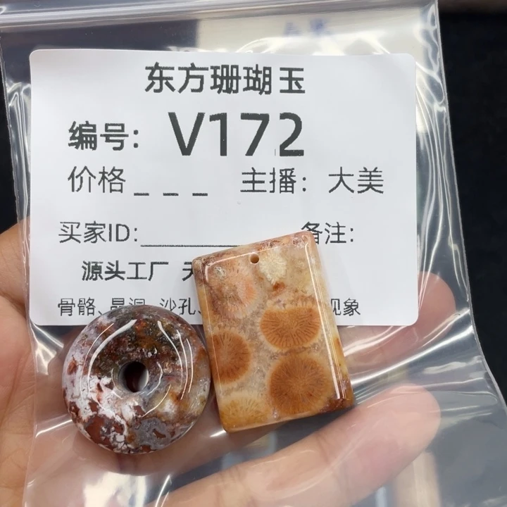 蜜***子硅化珊瑚（珊瑚玉）合金颈饰