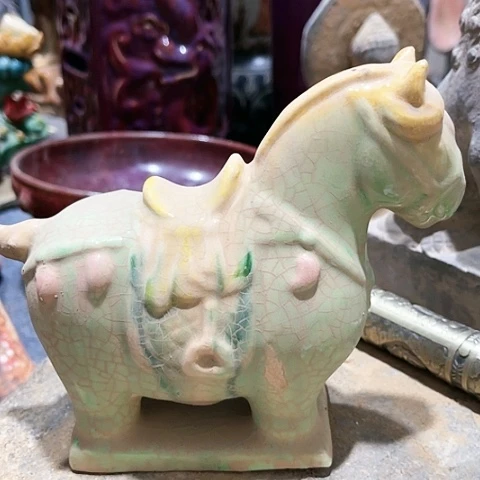 瓦当摆件摆件茶桌茶台陶瓷