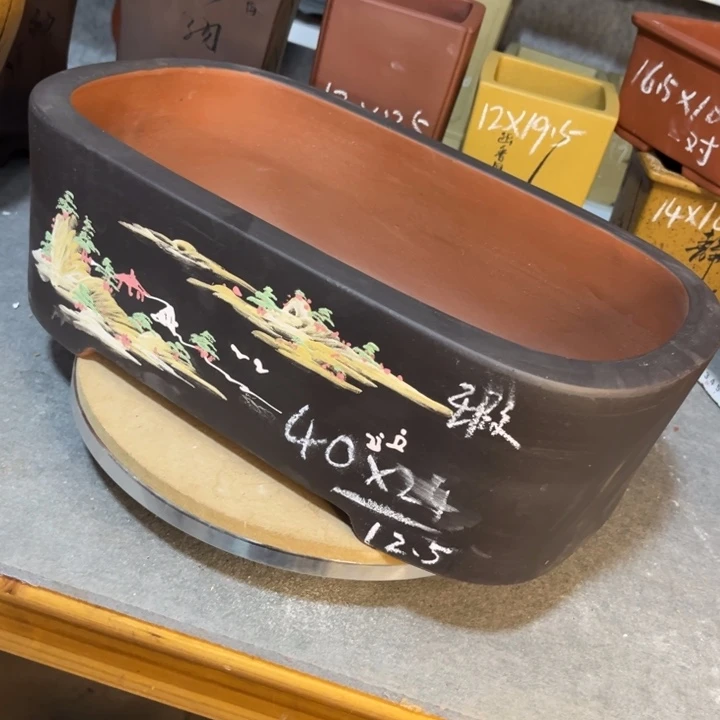 紫砂花盆紫砂花盆