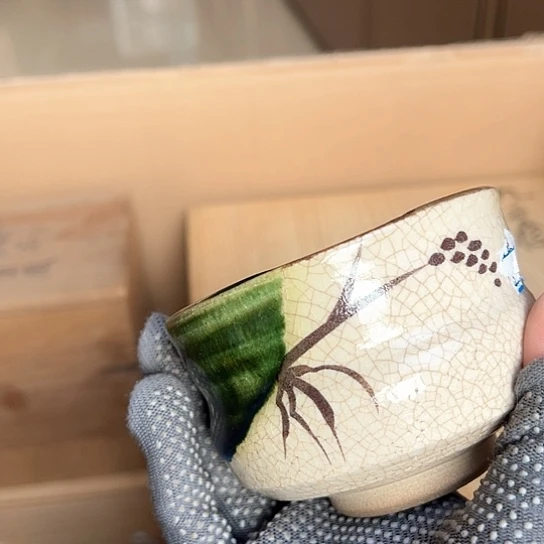 紫砂茶杯古*密胺瓷中古品呵呵呵呵