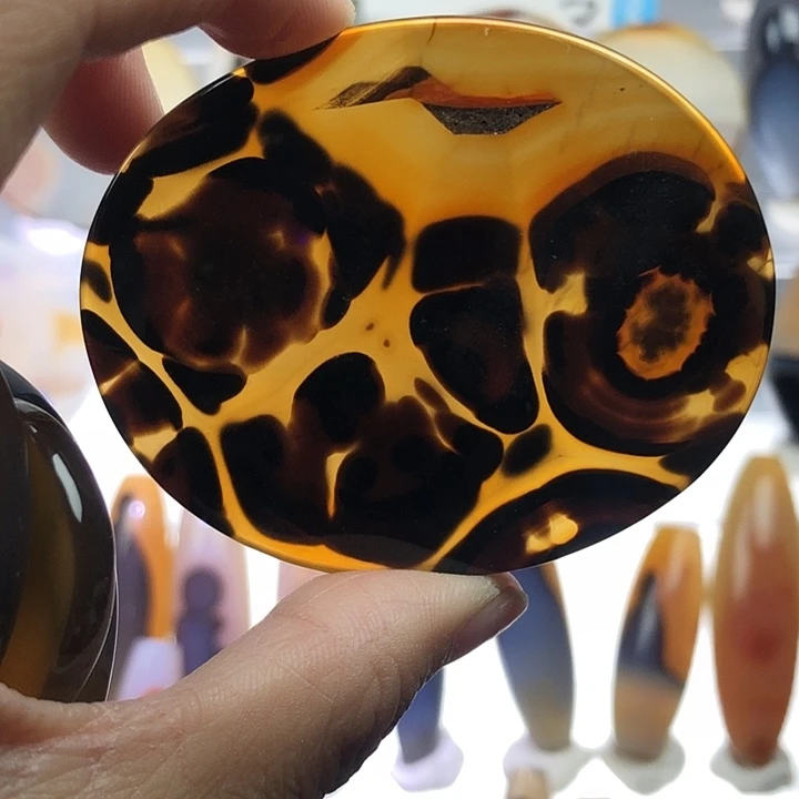 查罗石未镶嵌珠宝半成品131霞