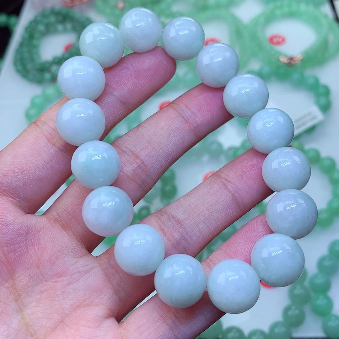 翡翠未镶嵌毛衣链卡13.5