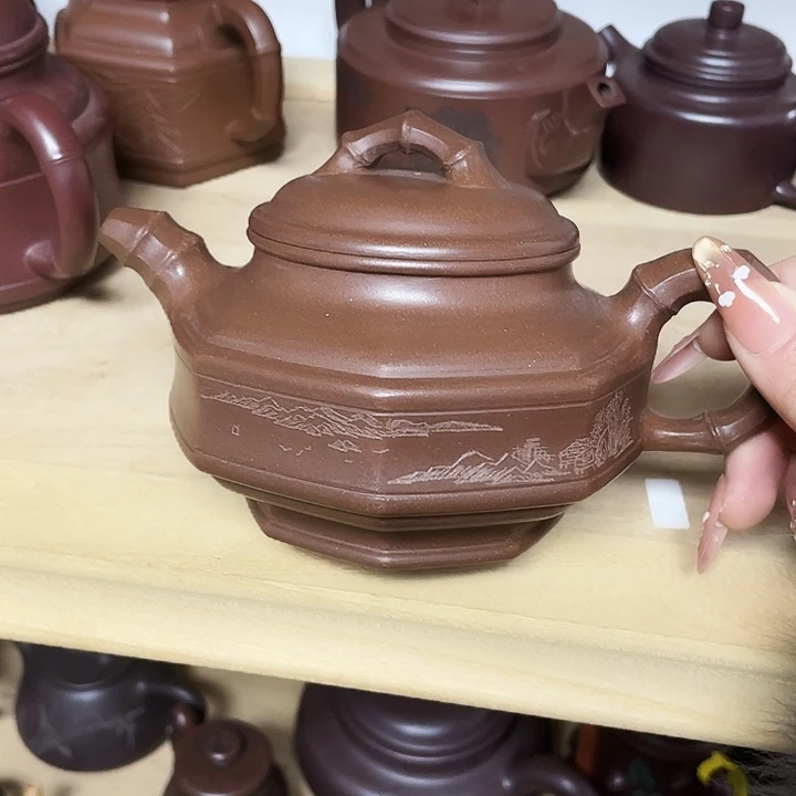 茶壶紫砂400cc宜兴紫砂壶