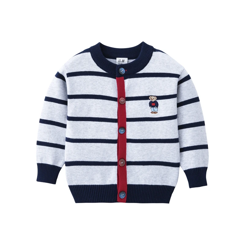 针织衫儿童秋冬休闲开衫套头帽衫男女