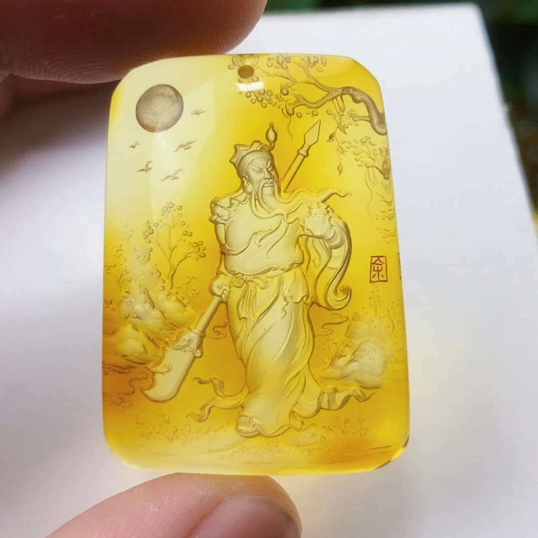 【闪购商品】金珀吊坠(不含链)未镶嵌